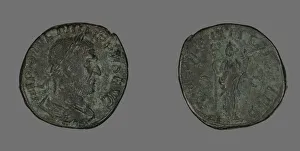 Sestertius (Coin) Portraying Philip the Arab, 247. Creator: Unknown