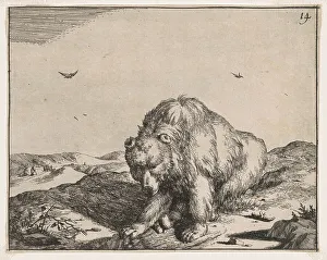 Bad Mood Prints: The set of the bears. Untitled plate 14, 1664. Creator: Marcus de Bye