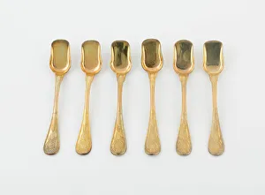 Biennais Martin Guillaume Gallery: Set of Berry Spoons (10), Paris, 1789 / 1820. Creators: Martin-Guillaume Biennais
