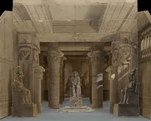 1880 Prints: Set design for the Opera Aida by Giuseppe Verdi