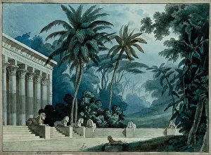 Verdi Prints: Set design for the Opera Aida by Giuseppe Verdi