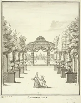 Set design for the opera-ballet Les Saisons by Pascal Collasse, between 1693 and 1697. Creator: Jean Berain