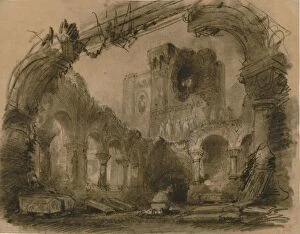Cambon Gallery: Set design for opera Macbeth by Giuseppe Verdi. Paris, Theatre-Lyrique, 21.04.1865, 1865