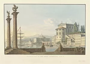 Schinkel Gallery: Set design for the Opera Otello by Gioachino Rossini, 1824