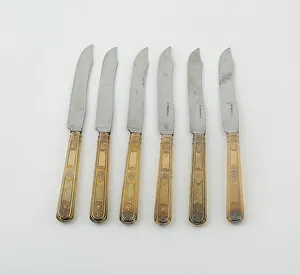 Blades Gallery: Set of Dinner Knives (10), Paris, 1789 / 1820. Creators: Martin-Guillaume Biennais