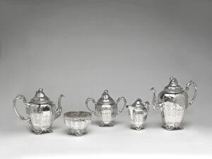 And E Gallery: Set of silver tableware, 1852 / 64. Creator: J.T. and E.M. Edwards