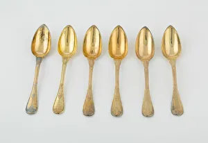 Biennais Martin Guillaume Gallery: Set of Tablespoons (10), Paris, 1789 / 1820. Creators: Martin-Guillaume Biennais