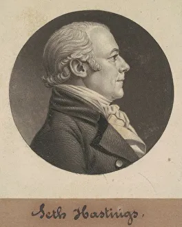 Seth Hastings, 1806. Creator: Charles Balthazar Julien Fevret de Saint-Memin