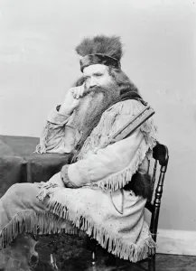 Buckskin Gallery: Seth Kinman, between 1855 and 1865. Creator: Unknown