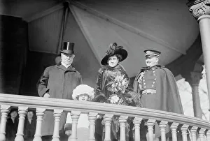 Inauguration Prints: Seth Low, Mrs. C.S. Whitman, Lorillard Spencer, 1915. Creator: Bain News Service