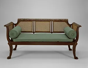 Cane Gallery: Settee, 1815 / 20. Creator: Unknown
