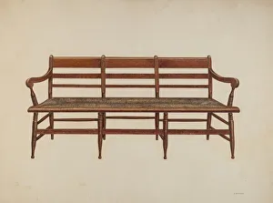 Eisman Harry Gallery: Settee, 1940. Creator: Harry Eisman