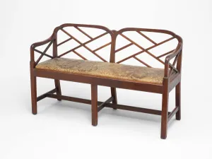 Mahogany Prints: Settee, England, 1771 / 72. Creator: Joseph Walter