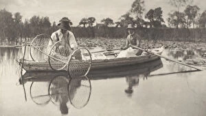 Setting the Bownet, 1886. Creator: Dr Peter Henry Emerson
