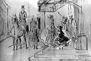 Paul George Prints: Setting Out, 19th century, (1930). Artist: Constantin Guys