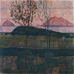 Setting Sun, 1913. Artist: Schiele, Egon (1890?1918)