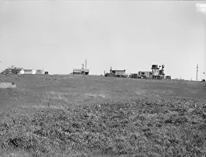 Settlement of small plots held mostly by lettuce shed workers, outskirts of Salinas, CA, 1939. Creator: Dorothea Lange