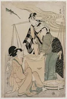 1753 1806 Prints: Settsu Province from the series Fashionable Six Jewel Rivers (Furyu Mu Tamagawa), c