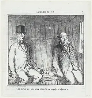 Suspicion Prints: Seul moyen de faire avec securite un voyage d'agrement, 1864