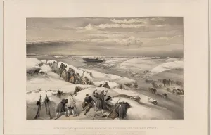 Sevastopol from the 26 gun battery, 1855. Artist: Simpson, William (1832-1898) Sevastopol from the 26 gun battery, 1855. Artist: Simpson, William (1832-1898)