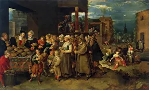 Waiting Prints: Seven Affairs of Charity, 1613. Creator: Frans Francken II