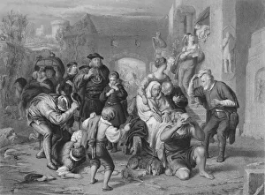 The Seven Ages of Man (As You Like It), c1870. Artist: H Bourne The Seven Ages of Man (As You Like It), c1870. Artist: H Bourne