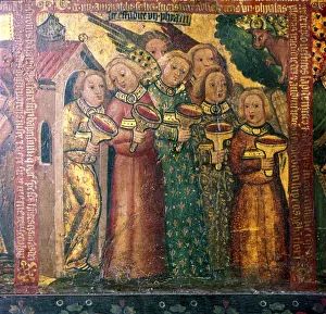 Seven Angels with Seven Vials, 14th-15th century. Artist: Master Bertram of Hamburg Seven Angels with Seven Vials, 14th-15th century. Artist: Master Bertram of Hamburg