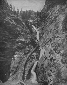 Colorado Prints: Seven Falls, Cheyenne Canon, Colorado, c1897. Creator: Unknown