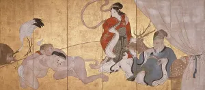 Sack Prints: Seven Gods of Good Fortune, about 1700. Creator: School of Itcho