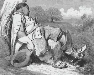 Audacious Gallery: The Seven-League Boots, c1870. Artist: Gustave Dore