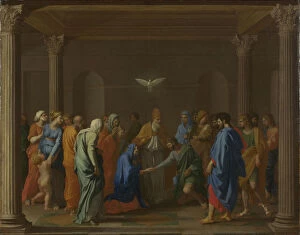 Anointing Of The Sick Collection: Seven Sacraments: Marriage, ca 1637-1640. Artist: Poussin, Nicolas (1594-1665)