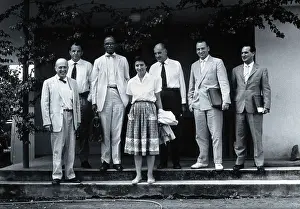 Mixed Race Group Prints: Seven tropical disease scientists, c1920s. Creator: Unknown