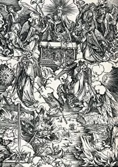 The Seven Trumpets are Given to the Angels, 1498 (1906). Artist: Albrecht Durer