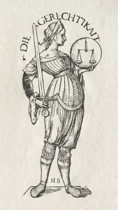 The Seven Virtues: Justice. Creator: Hans Burgkmair (German, 1473-1531)