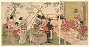 Toyohiro Utagawa Prints: The Seventh Month, from the series The Twelve Months by Two Artists (Ryoga juni ko), n. d