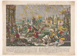 Imperial Franciscan Academy Prints: The seventh plague in Egypt, 1755-1779. Creator: Anon