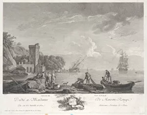 View To Sea Collection: Seventh View of Italy, ca. 1770. Creator: Jacques Philippe Le Bas