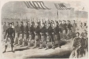 The Seventy Ninth Regiment (Highlanders), New York State Militia (Harper's Weekly)
