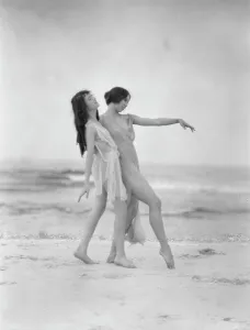 Severn, Margaret, Miss, and an unidentified dancer, 1923 Creator: Arnold Genthe