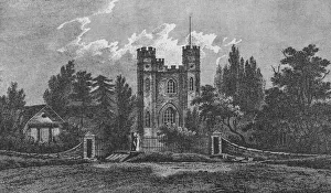 Greenwich Prints: Severndroog Castle, Shooters Hill, 1807, (1912). Artists: Sir William James, FR Hay