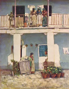 Nosy Prints: Seville, 1903. Artist: Mortimer L Menpes