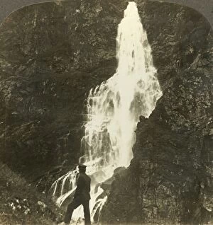 Force Of Nature Collection: The Sevle Falls, dashing and splashing, near Stalheims hotel, Naerodal, Norway, c1905