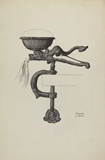 Frances Lichten Prints: Sewing Bird, c. 1936. Creator: Frances Lichten