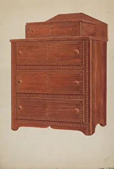 Frank Eiseman Prints: Sewing Cabinet, c. 1937. Creator: Frank Eiseman