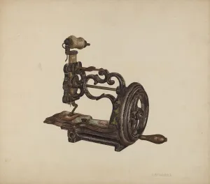 Sewing Machine, c. 1940. Creator: Paul Poffinbarger