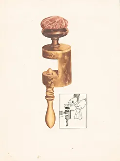 Frank Eiseman Prints: Sewing Screw, c. 1938. Creator: Frank Eiseman