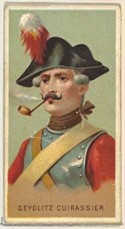 Cuirassier Prints: Seydlitz Cuirassier, from Worlds Smokers series (N33) for Allen & Ginter Cigarettes