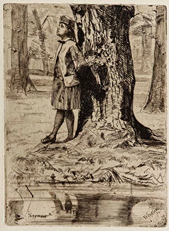 Artists Nephew Gallery: Seymour, 1859. Creator: James Abbott McNeill Whistler