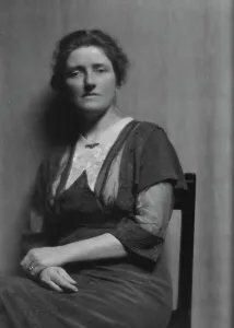 Disapproval Prints: Seymour, H.T. Mrs. portrait photograph, 1913. Creator: Arnold Genthe