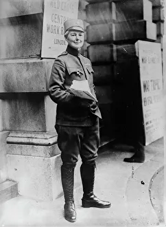 Serbia Prints: Sgt. Maj. Flora Sandes, between c1915 and c1920. Creator: Bain News Service